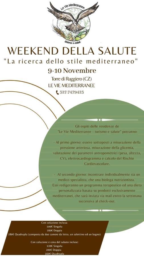 Le Vie Mediterranee Torre di Ruggiero Eksteriør bilde